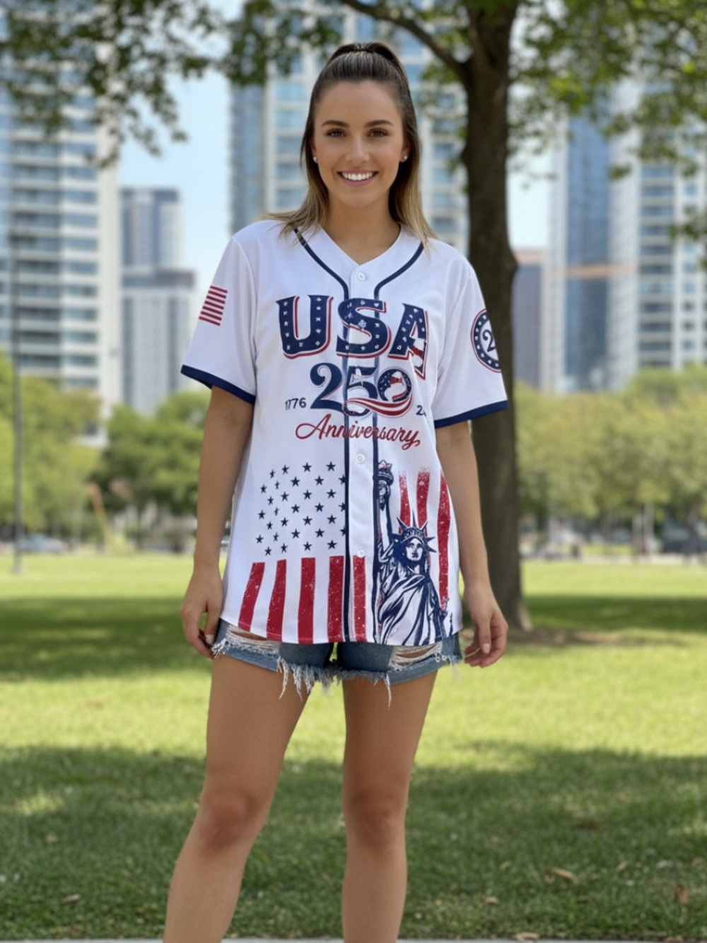 NWOT ladies, America’s 250th birthday shirt